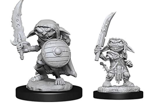 Pathfinder Deep Cuts Unpainted Miniatures: W13 Goblin Fighter Male